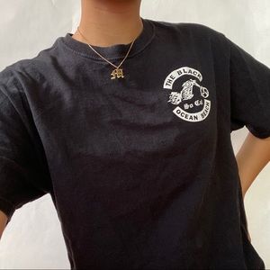 “The Black Ocean beach” motorcycle graphic tee